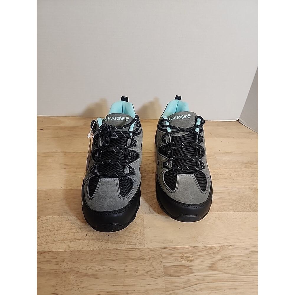 Bearpaw Shoes Womens 9 Rhoda Sneakers Charcoal Lace Up Low Top Comfort Athletic